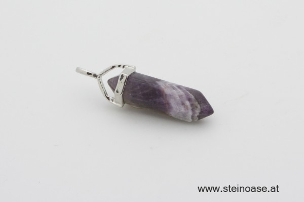 Anhänger Amethyst Chevron - Spitze